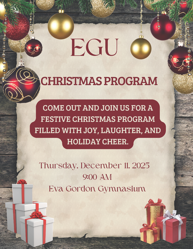 spsd egu Christmas Program 2025