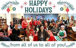 Happy Holidays from James River Day School's faculty and staff