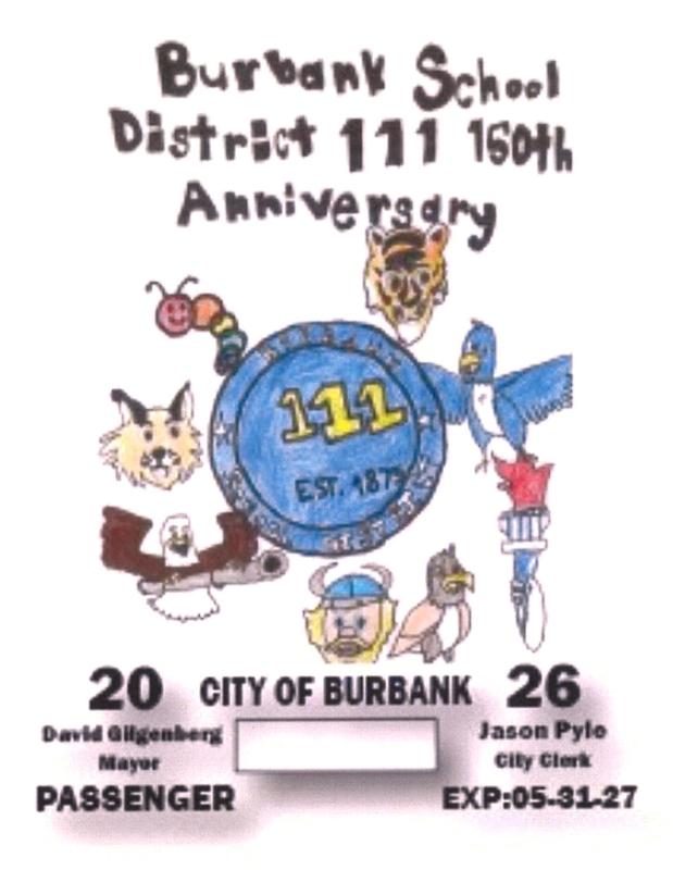 Burbank City Sticker 2026