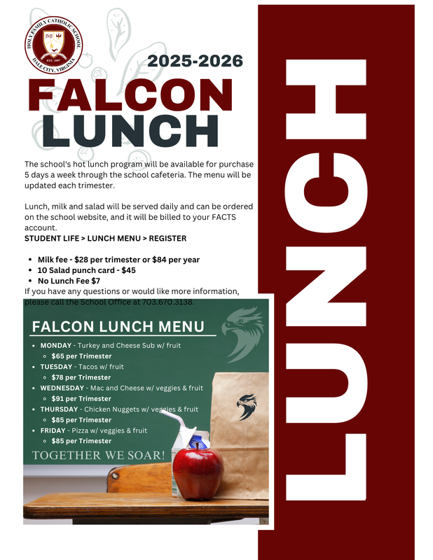 Lunch Menu Featured Photo