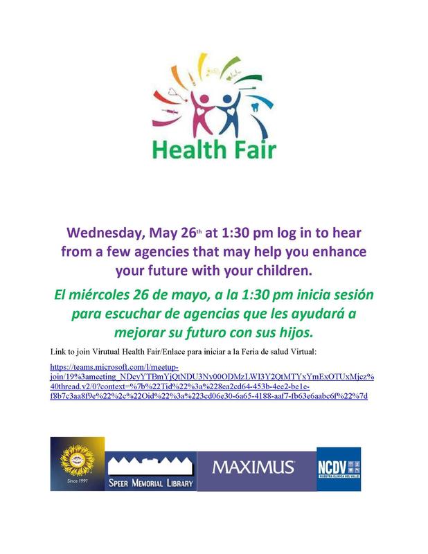 Virtual Mini Health Fair/Feria de Salud virtual Featured Photo