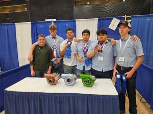 THS Students won Best in Show at SkillsUSA State Competition