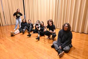 Theater class students.