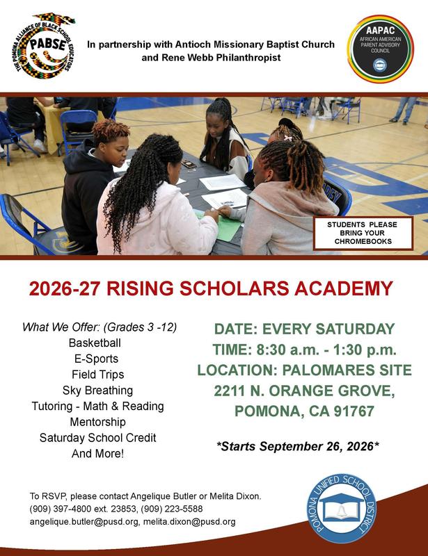 Rising Scholars Flyer