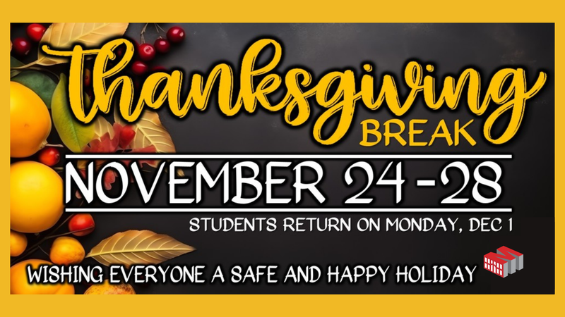 TMSA Closed For Thanksgiving Break 2025 Featured Photo