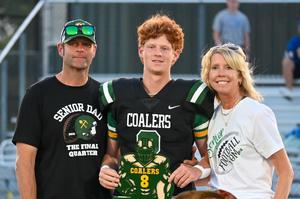 Coalers honor senior football player