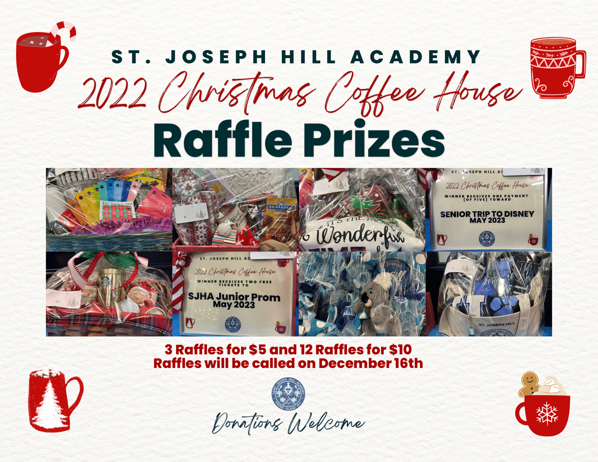 High House One Raffles 2022 Christmas Coffee House Raffles – Stand Alone Pages – Saint Joseph ...