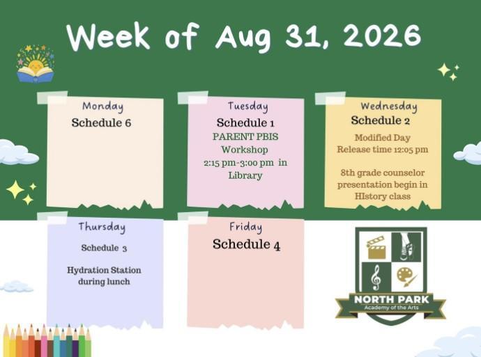 Agenda this week