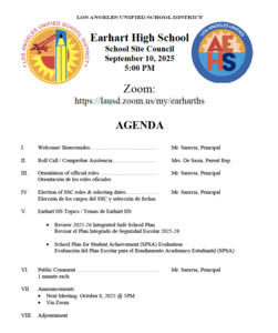 SSC Agenda 9.10