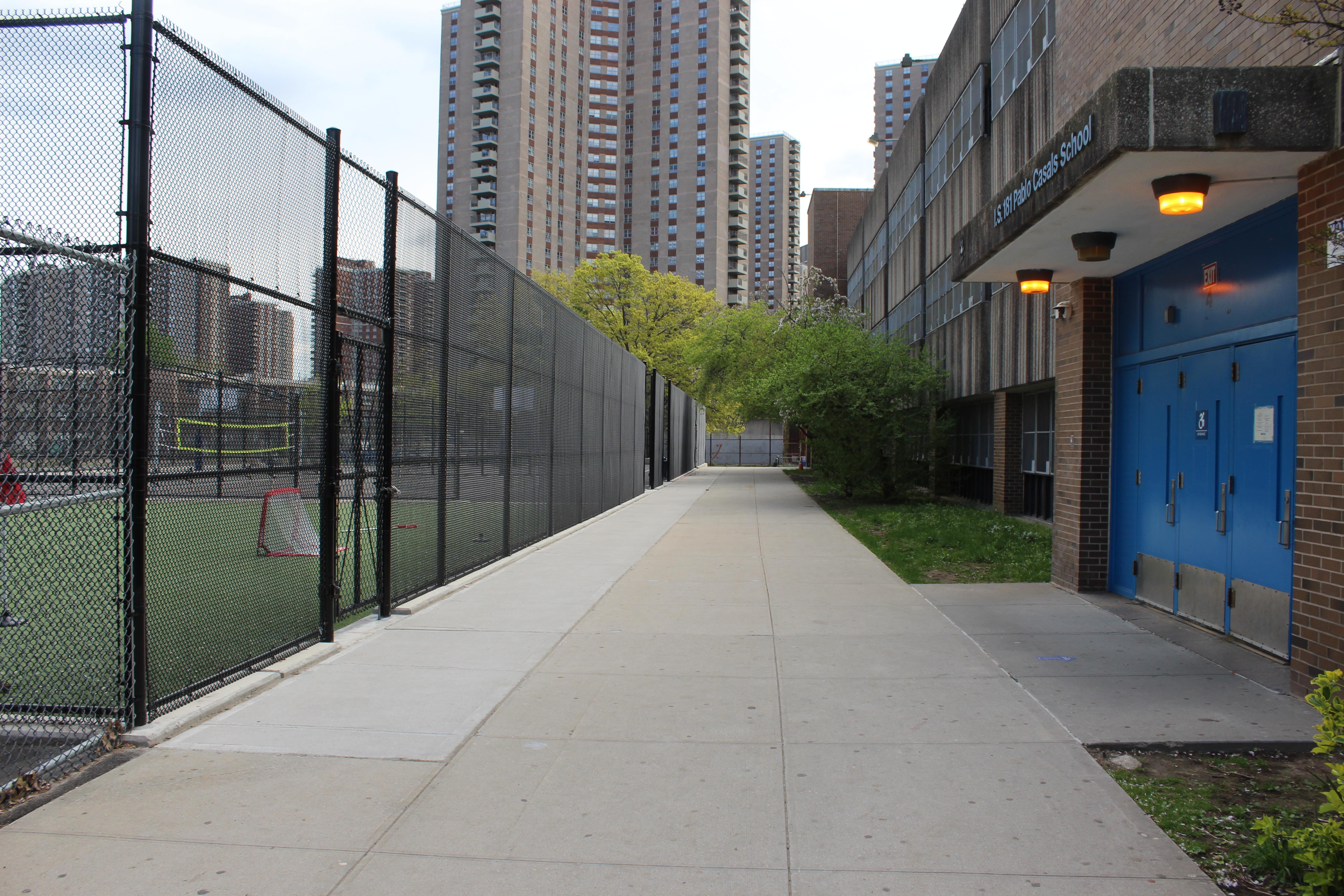 Outside