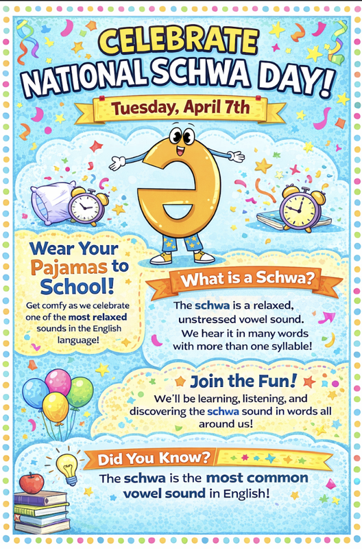 Flyer for Schwa Day