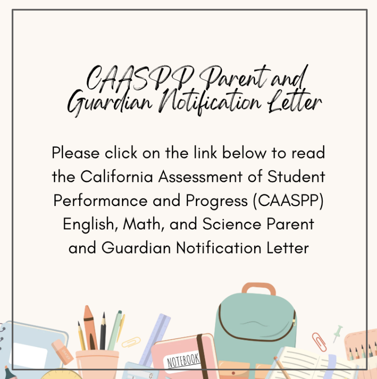 CAASPP Parent & Guardian Notification Letter Featured Photo