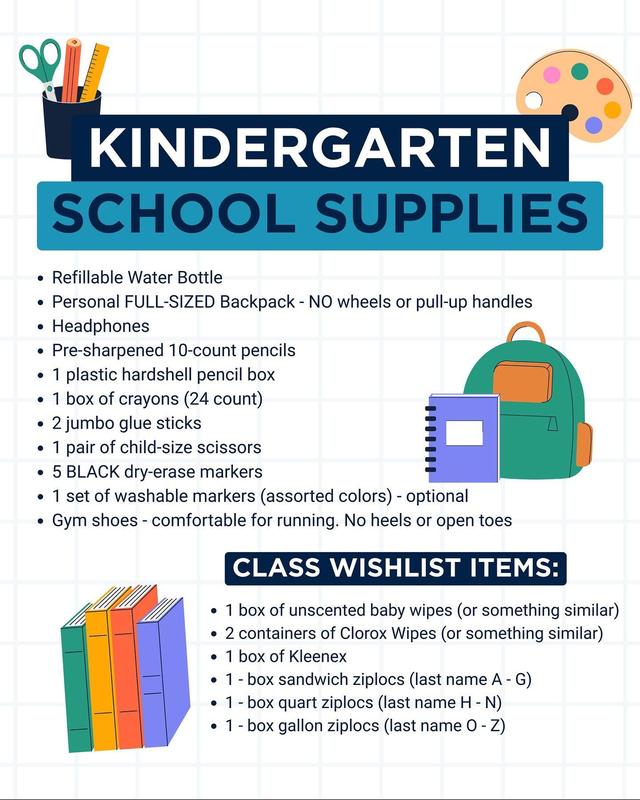 Kindergarten List