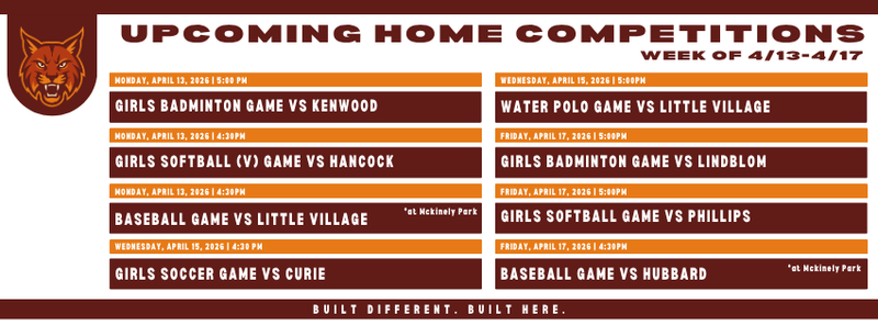 Upcoming Home Games