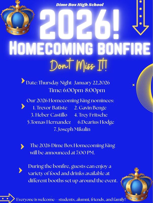 Dime Box Homecoming Bonfire Thumbnail Image