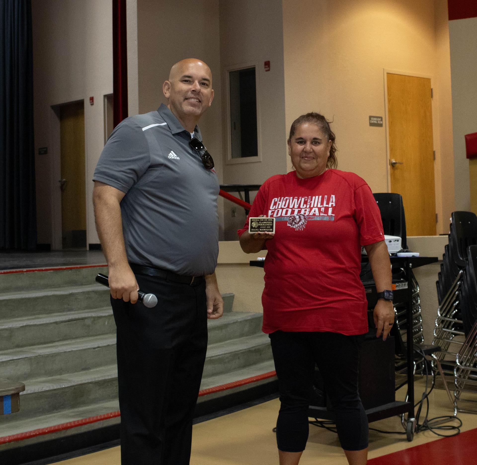 Chowchilla Union High School District enjoying breakfast