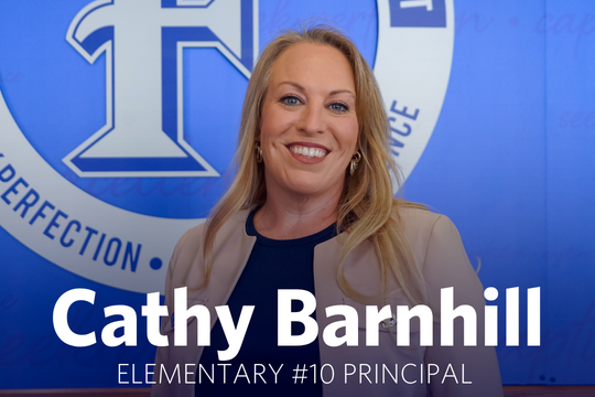 Cathy Barnhill named 10th elementary principal