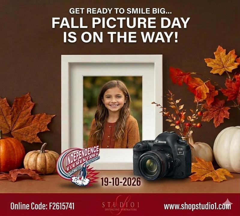 GET READY TO SMILE BIG... FALL PICTURE DAY IS ON THE WAY!