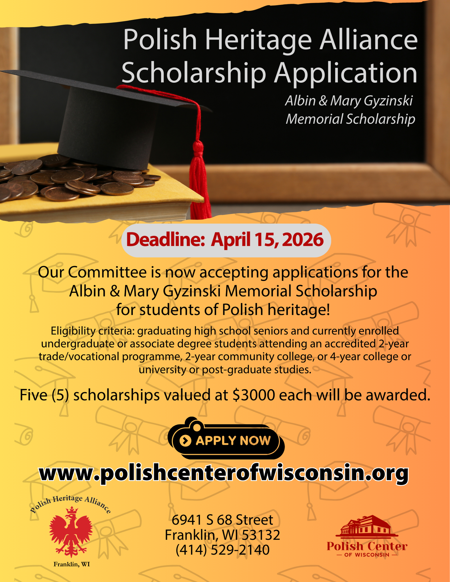 polish heritage alliance scholarship information