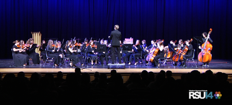 WHS Orchestra, Concert Band and Concert Choir perform 12/16/2025