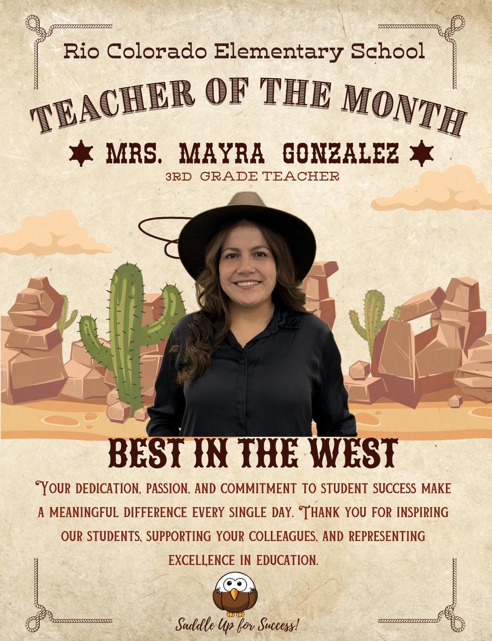 staff of the month