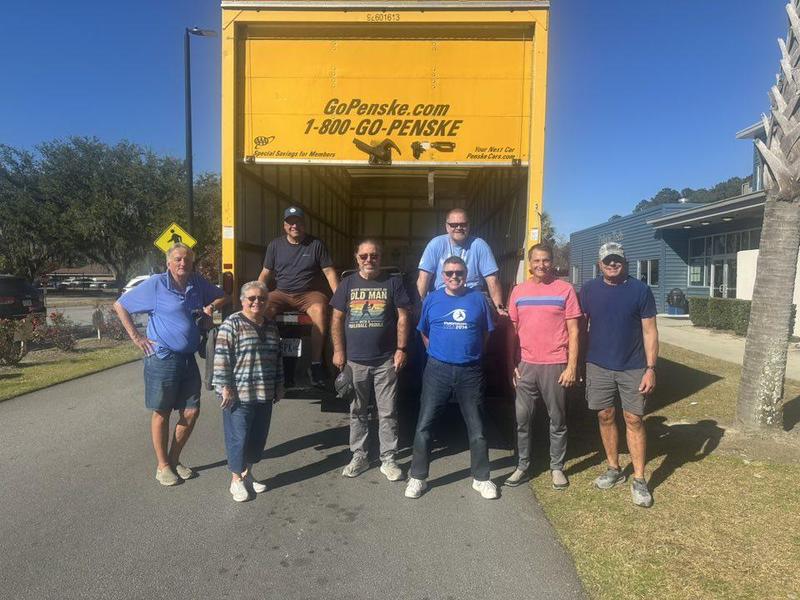 Lowcountry Community Church donates Thanksgiving Meal Supplies for our 50 of our families.