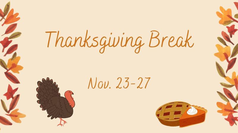 thanksgiving poster with turkey basket and pumpkin