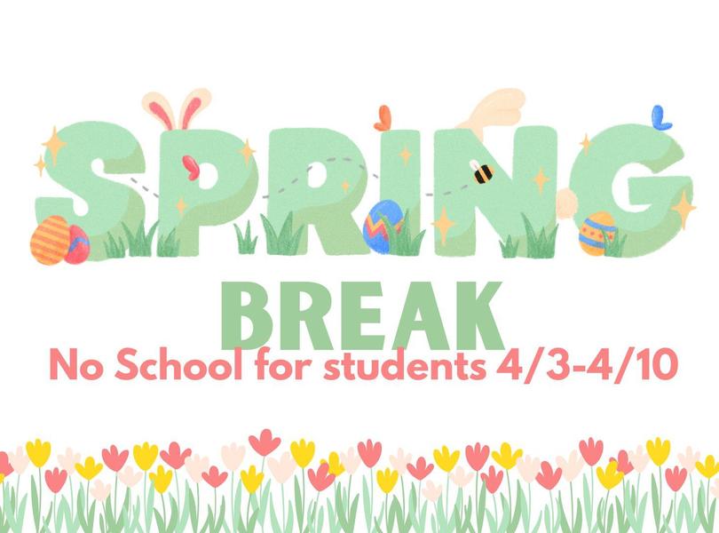 No school April 3-10
