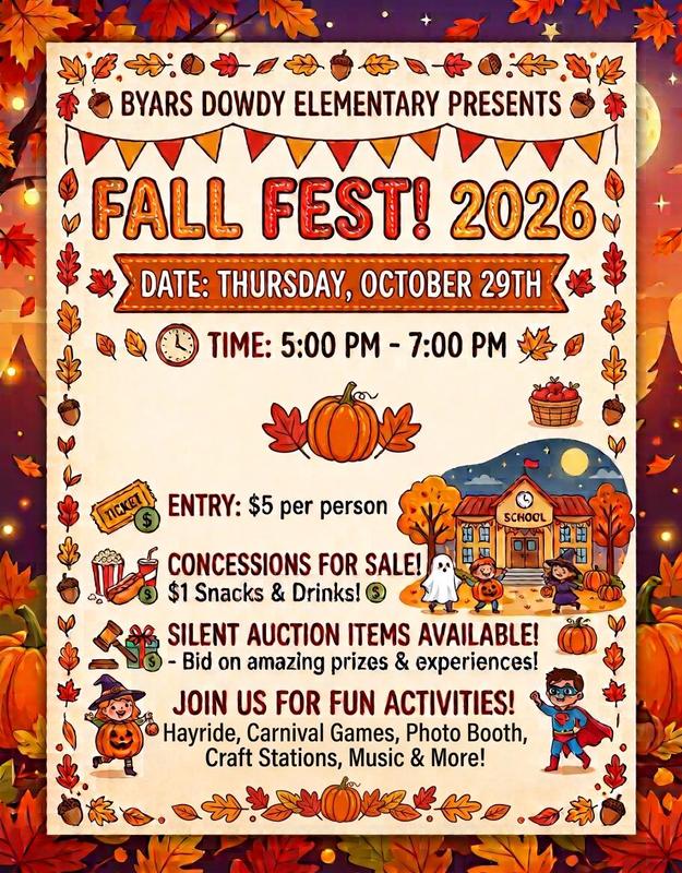 Fall Fest pumpkin flyer