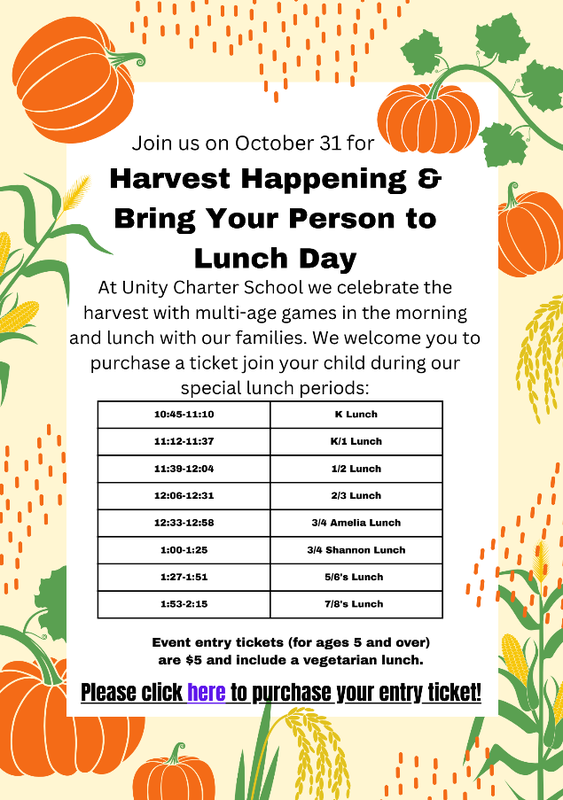 Harvest Happening Schedule