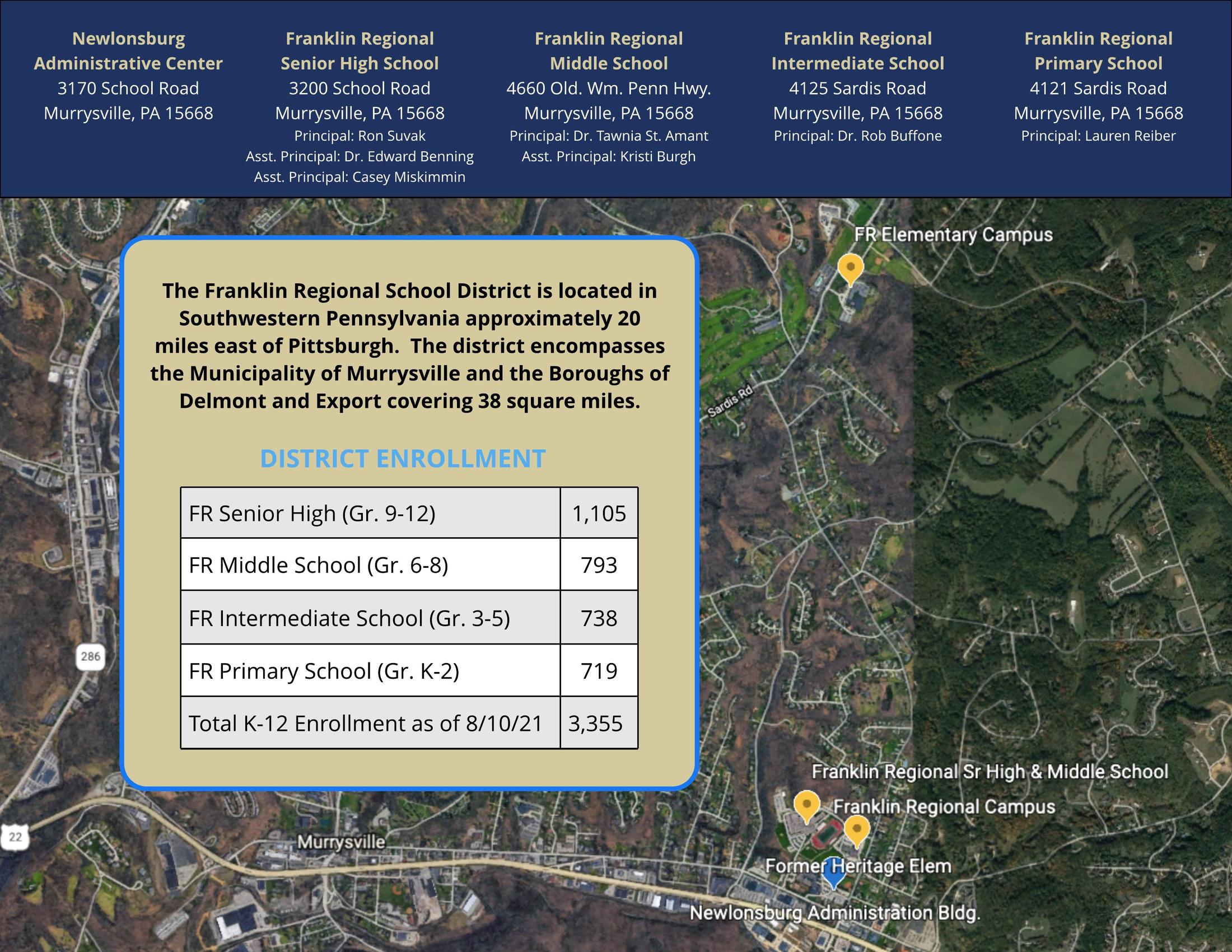 District Profile About Us Franklin Regional School District