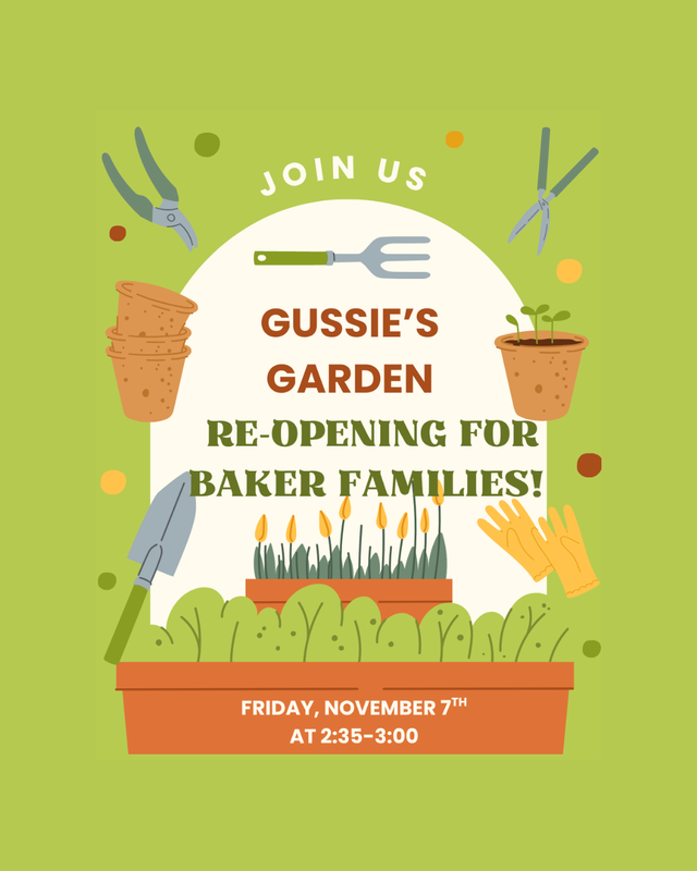 Gussie's Garden Re-Opening! Thumbnail Image
