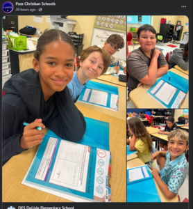 In Ms. Dolison 5th grade ELA class, students are discussing their prior knowledge with the parts of an essay and the writing process.