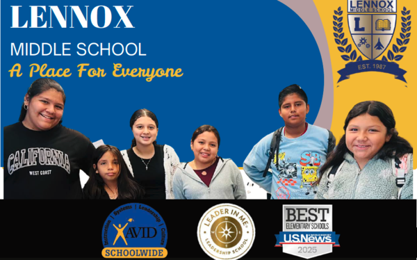 Lennox middle school awards