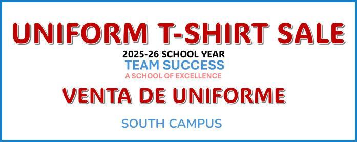 Uniform Sale – South Campus  (Grades 6–8) Featured Photo