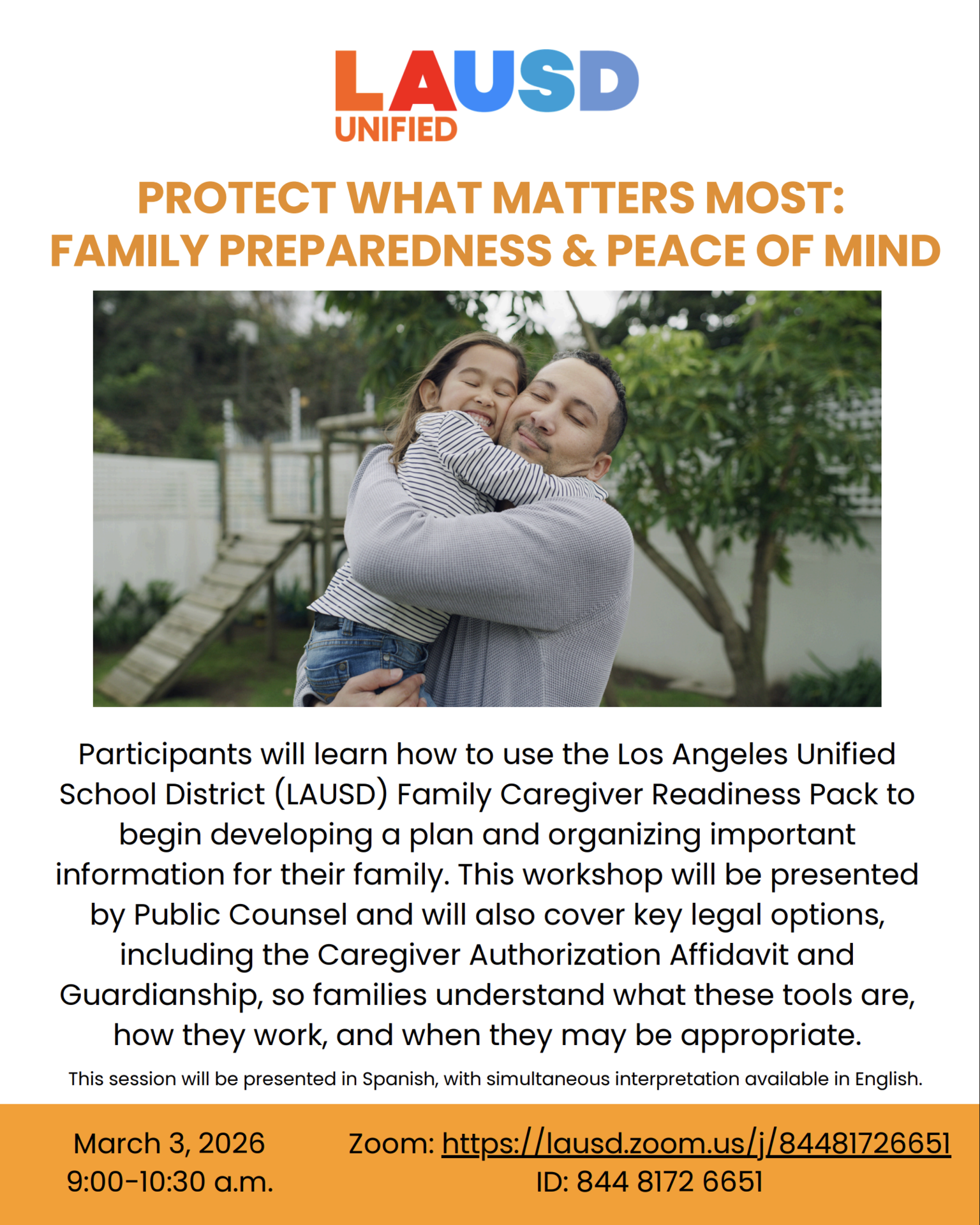Protect what matters most: family preparedness & peace of mind 