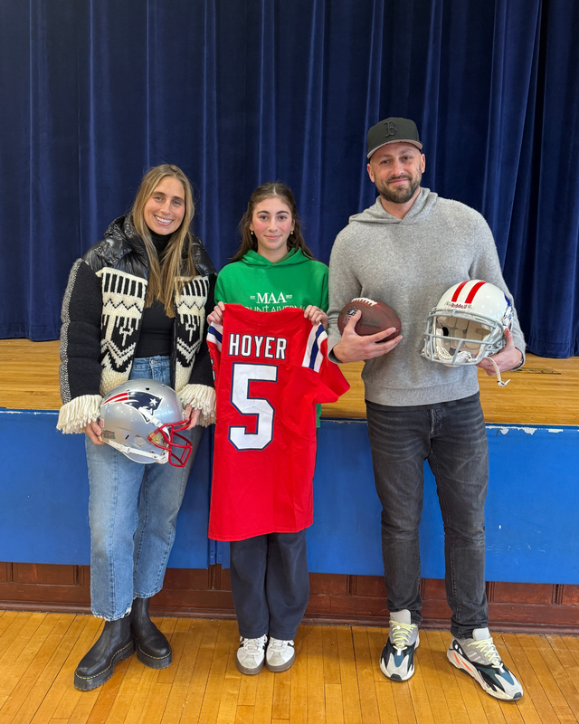 MAA Parent & Former Patriot QB Mr. Brian Hoyer Vists Campus