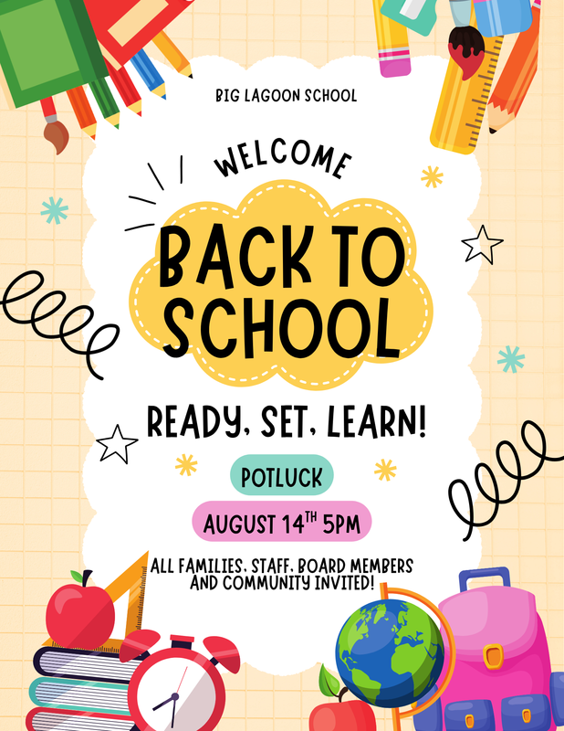 Mark your Calendars!! Come to Our Back to School Potluck!! Featured Photo