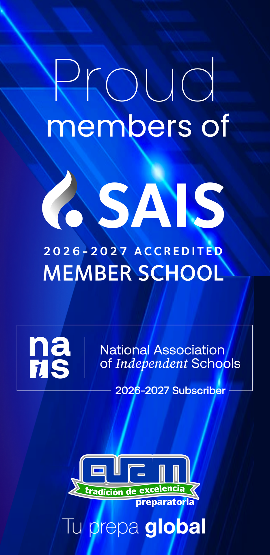 Proudly Accredited SAIS & NAIS