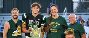 Coalers honor senior football player