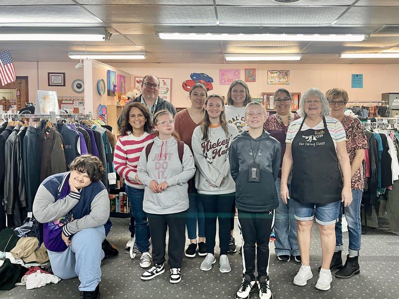 Students volunteer to help others