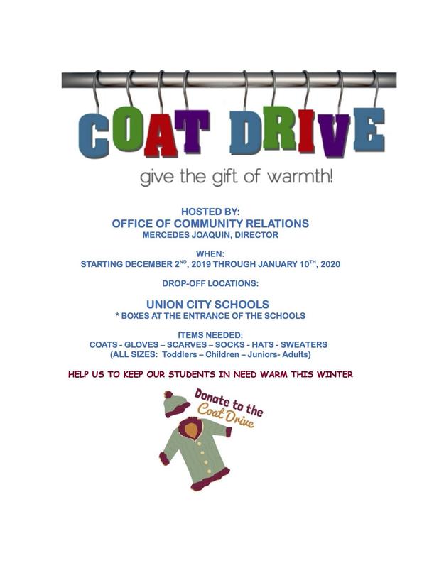 coat drive flyer