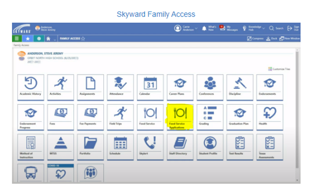 Skyward Family Access