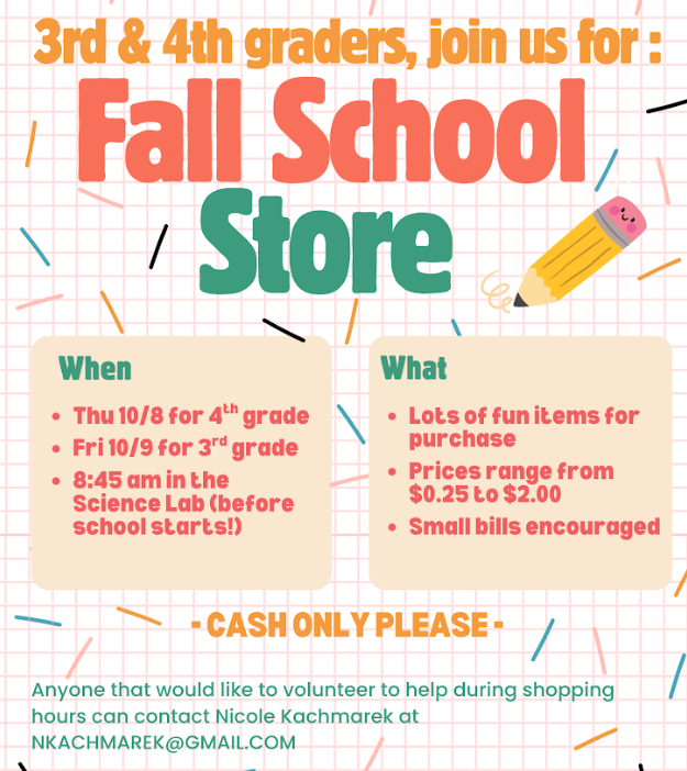Fall School Store