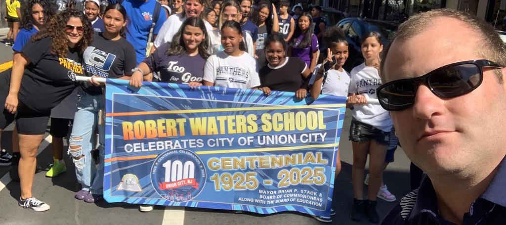 Robert Waters School Staff and Students