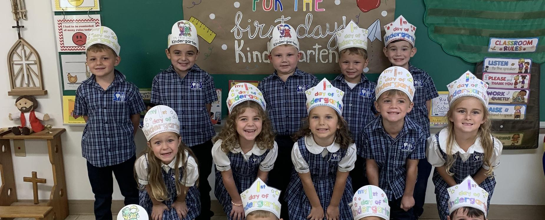 FIRST DAY OF KINDERGARTEN