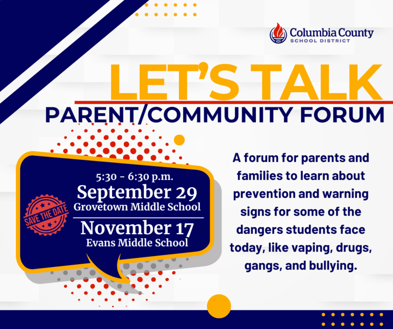 Let's Talk- Parent/Community Forum