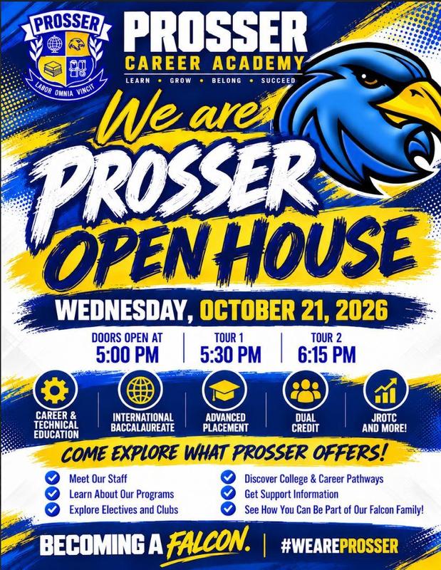 This is a flyer for the Class of 2031 Open House on October 21.