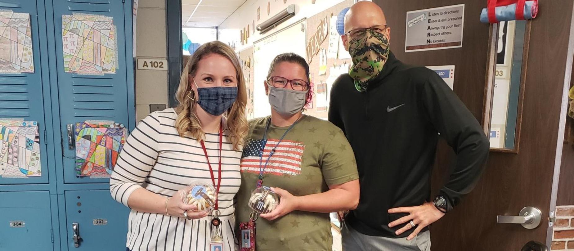 LHS Teachers receive a sweet treat for Teacher Appreciation Week