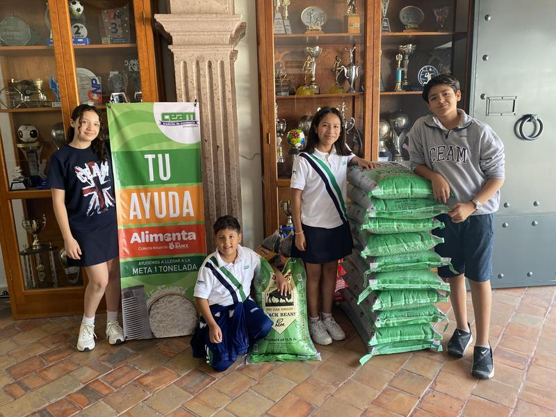 CEAM supera la meta de donación con más de una tonelada y media de frijol para el Banco de Alimentos